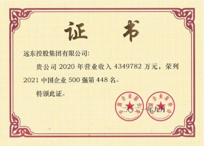 2021年 中国企业500强